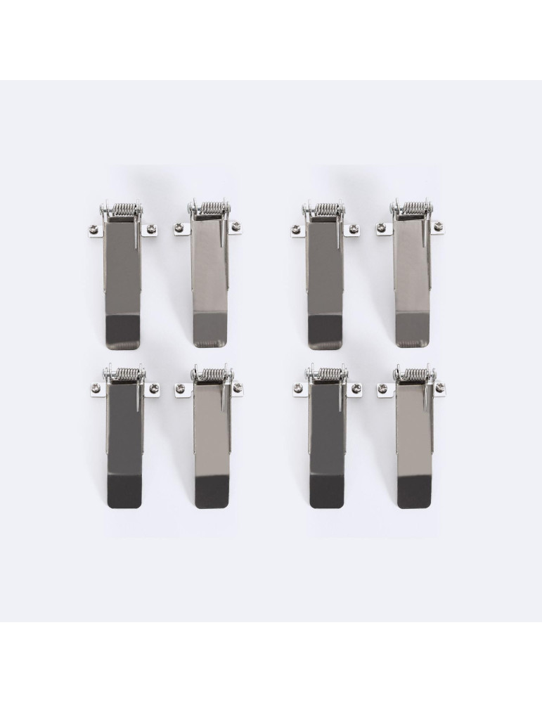 Profilé Aluminium Encastrable 2 m avec Capot Continu pour Rubans LED jusqu'à 45 mm