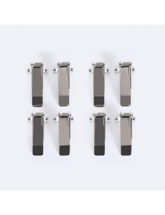 Profilé Aluminium Encastrable 2 m avec Capot Continu pour Rubans LED jusqu'à 45 mm