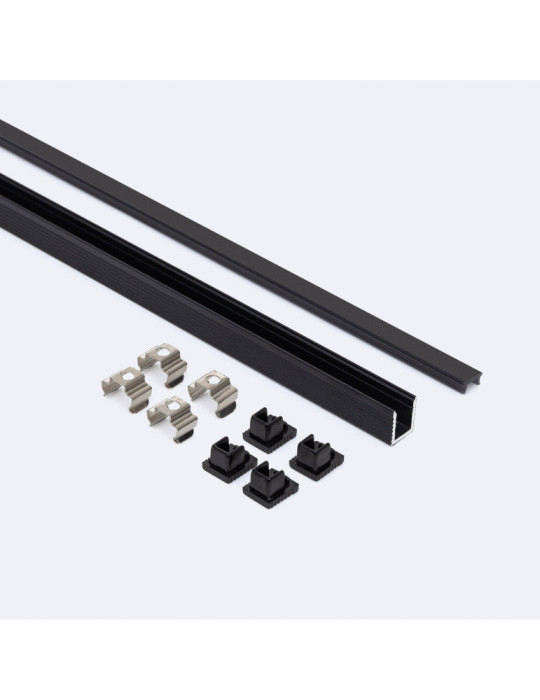 Profilé Aluminium en Saillie Mini avec Capot Continu pour Ruban LED jusqu'à 6 mm