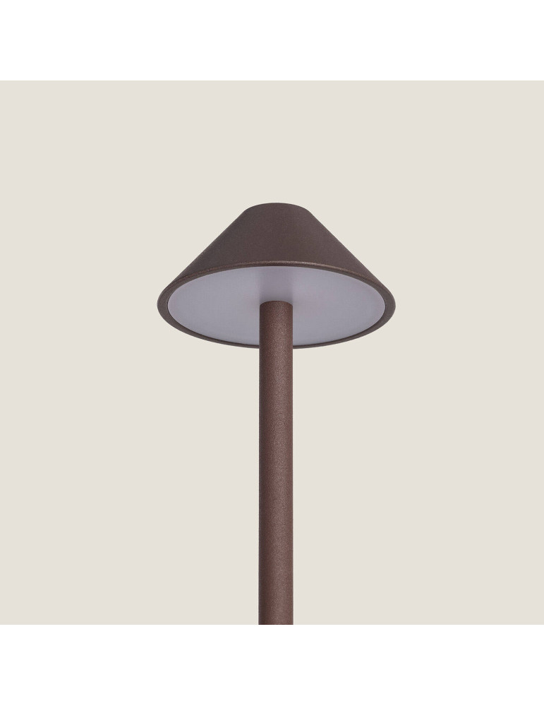 Lampe à Poser LED Portable Extérieure Métal avec Batterie Rechargeable Magatzi