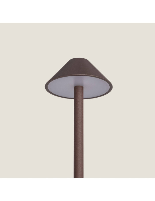 Lampe à Poser LED Portable Extérieure Métal avec Batterie Rechargeable Magatzi