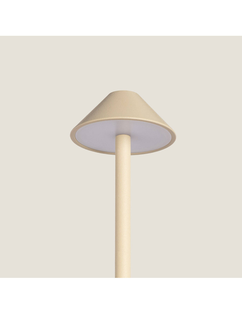 Lampe à Poser LED Portable Extérieure Métal avec Batterie Rechargeable Magatzi