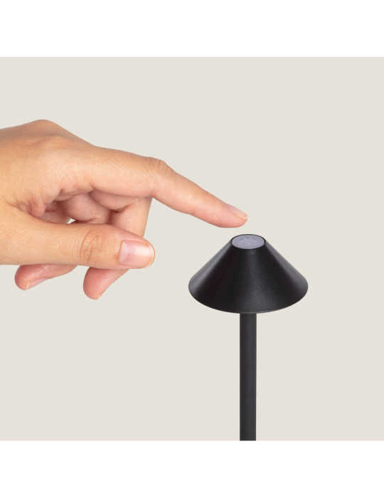 Lampe à Poser LED Portable Extérieure Métal avec Batterie Rechargeable Magatzi
