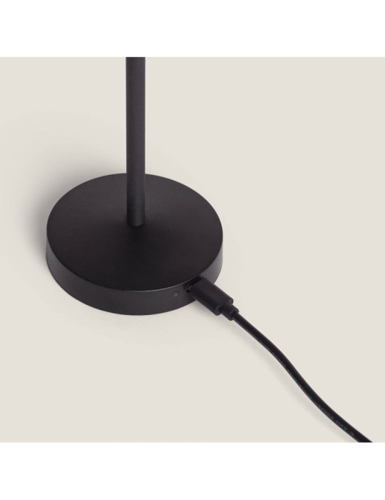 Lampe à Poser LED Portable Extérieure Métal avec Batterie Rechargeable Magatzi