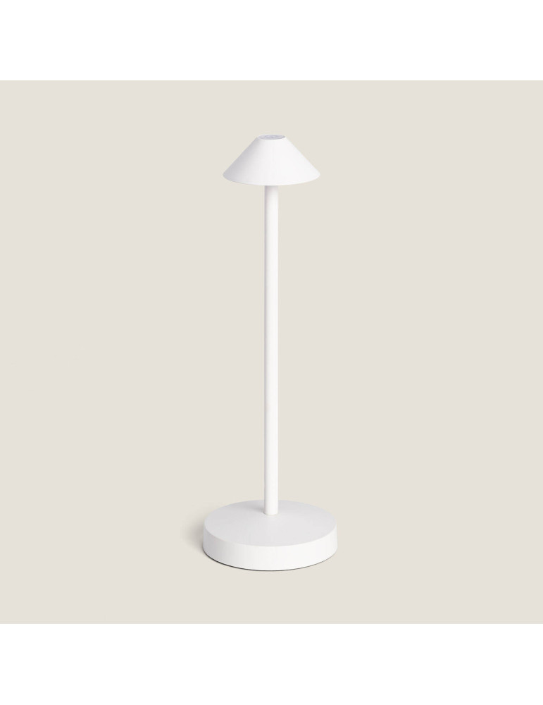 Lampe à Poser LED Portable Extérieure Métal avec Batterie Rechargeable Magatzi