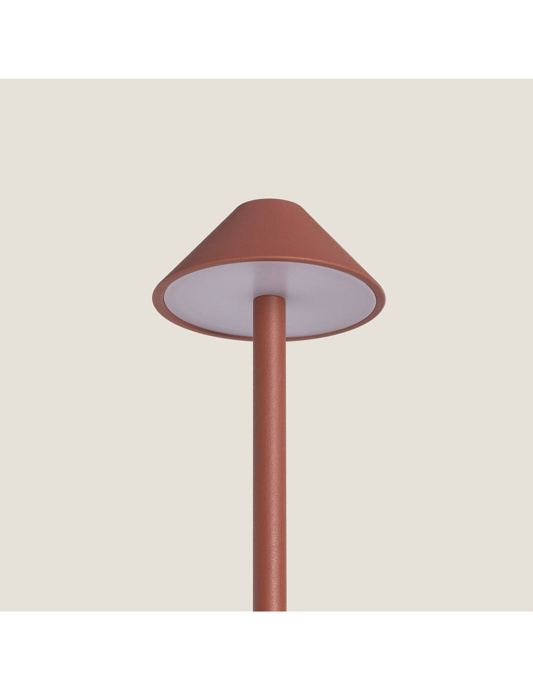 Lampe à Poser LED Portable Extérieure Métal avec Batterie Rechargeable Magatzi