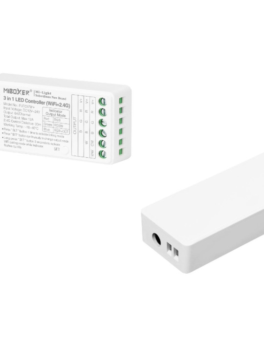 Contrôleur Variateur LED RGB 12/24V DC MiBoxer FUT037W+