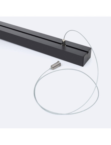 Profilé Aluminium Grande Taille Suspendu avec Capot Continu Pour Ruban de LED jusqu'à 45 mm