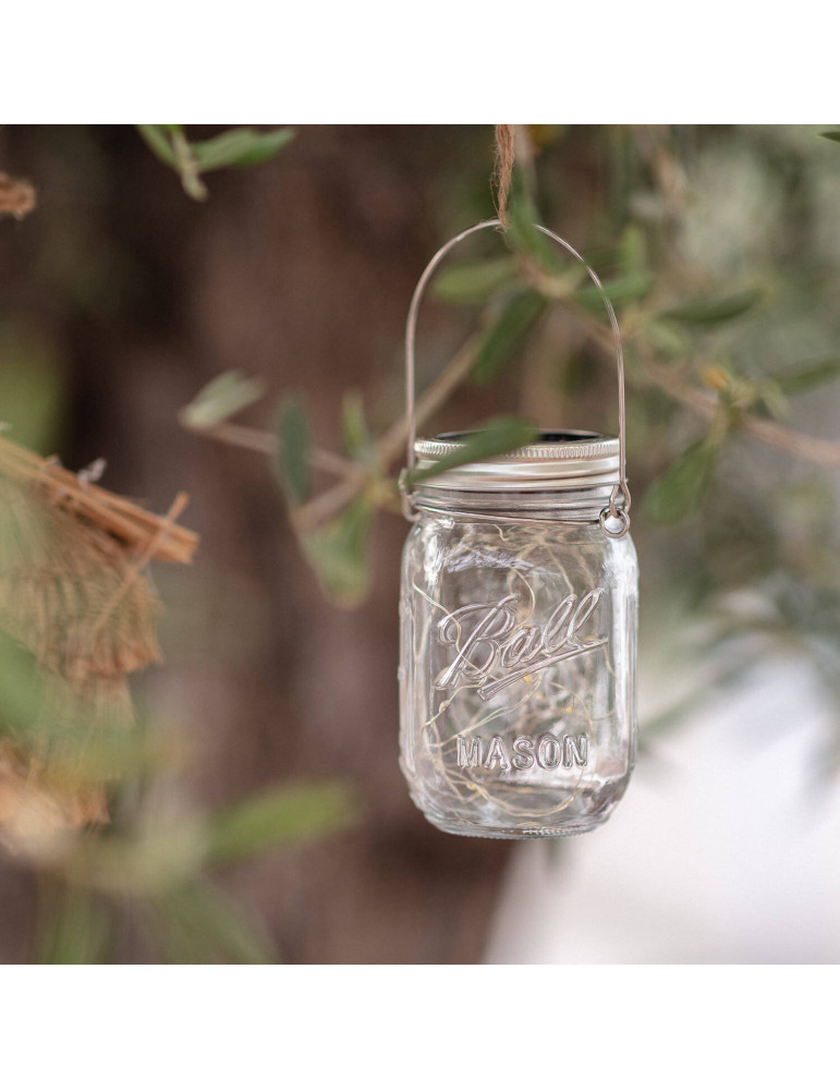 Lampe LED Extérieure Bocal Solaire