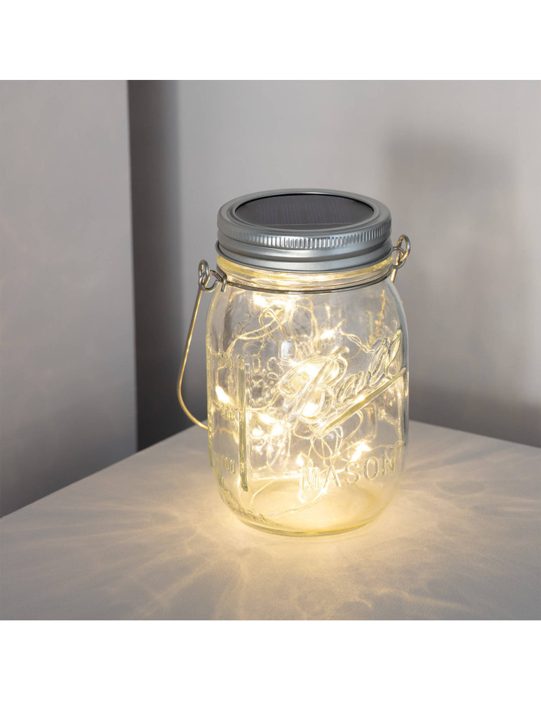 Lampe LED Extérieure Bocal Solaire