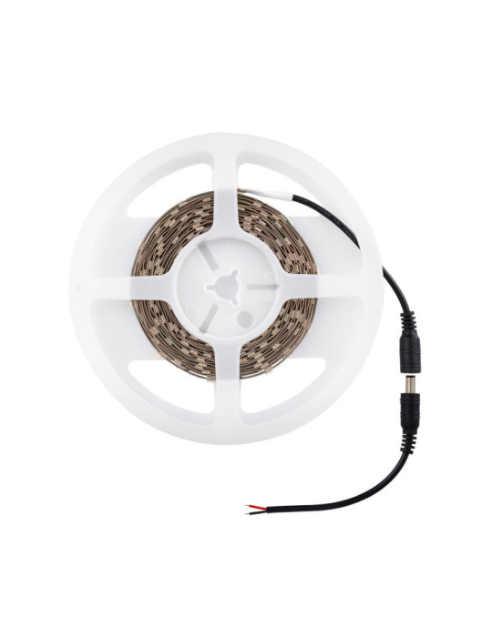 Ruban LED 12V DC 30LED/m 5m IP20 Largeur 10mm Coupe tous les 10cm