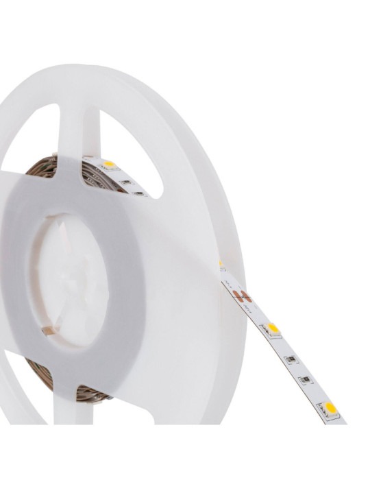 Ruban LED 12V DC 30LED/m 5m IP20 Largeur 10mm Coupe tous les 10cm