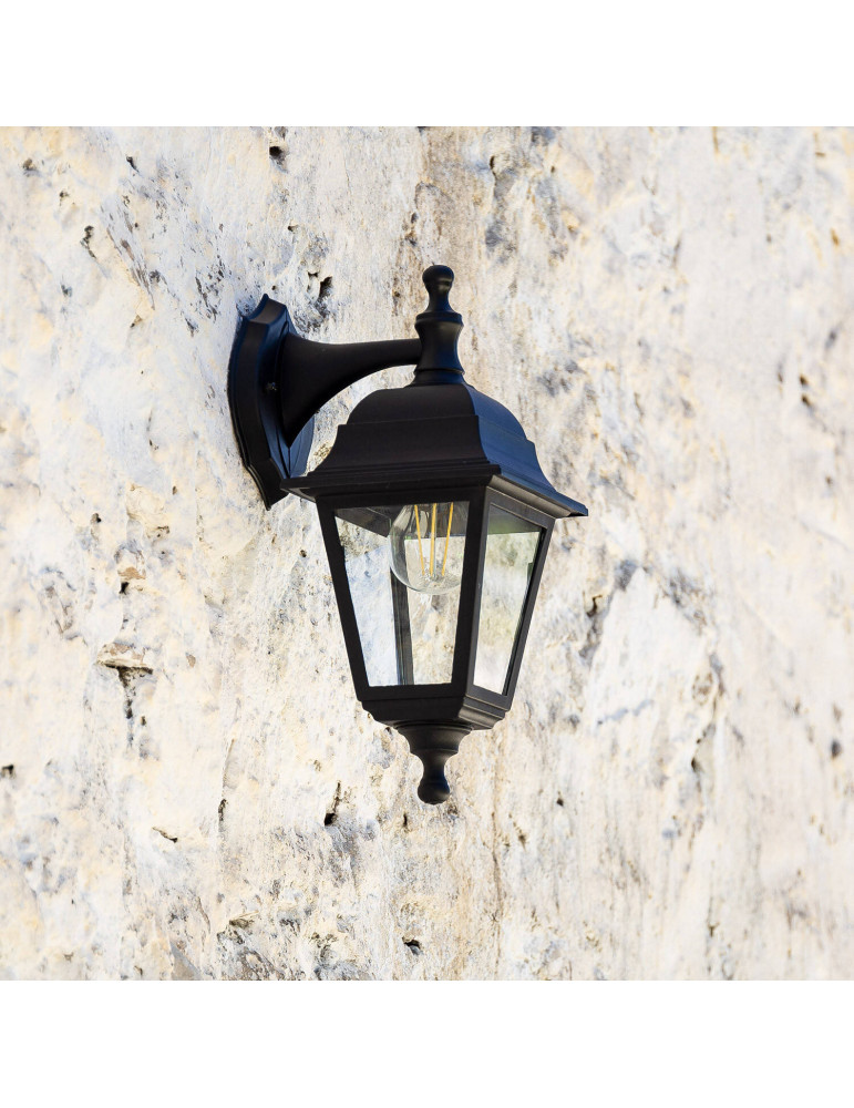 Lampe Murale Extérieure Mini Villa Noire