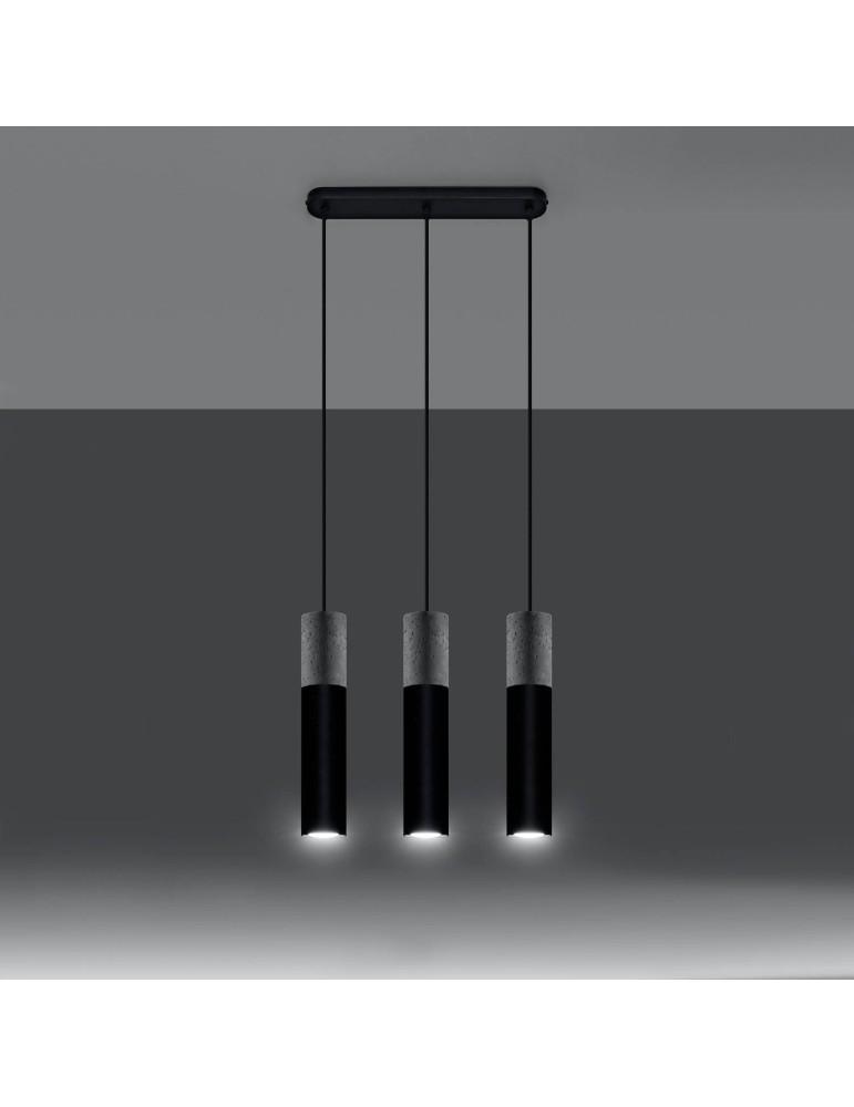 Suspension Béton Borgio 3L SOLLUX