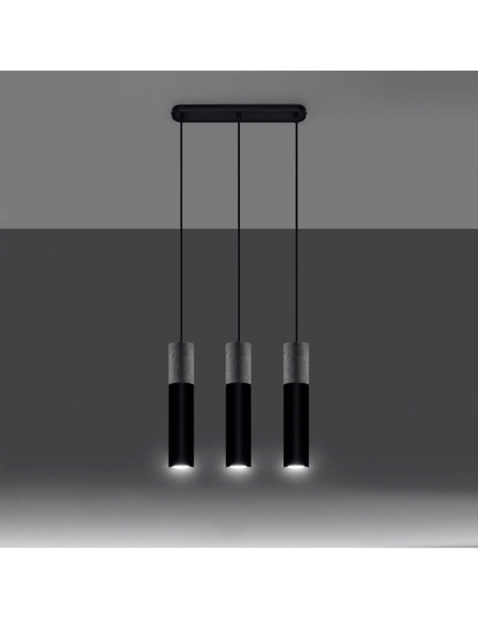 Suspension Béton Borgio 3L SOLLUX