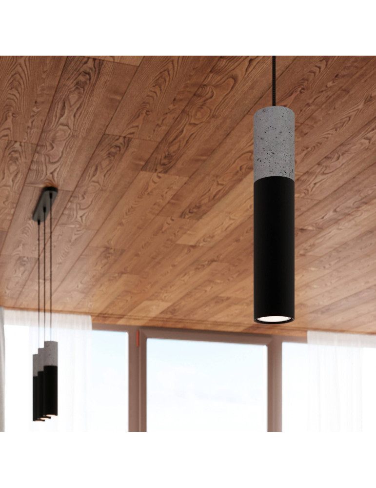 Suspension Béton Borgio 3L SOLLUX