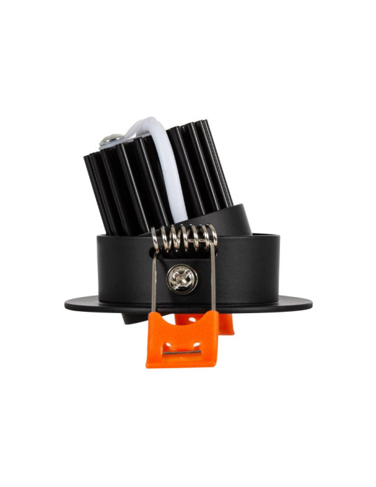 Spot Downlight LED 5W Rond COB CRI90 Coupe Ø 55 mm Noir