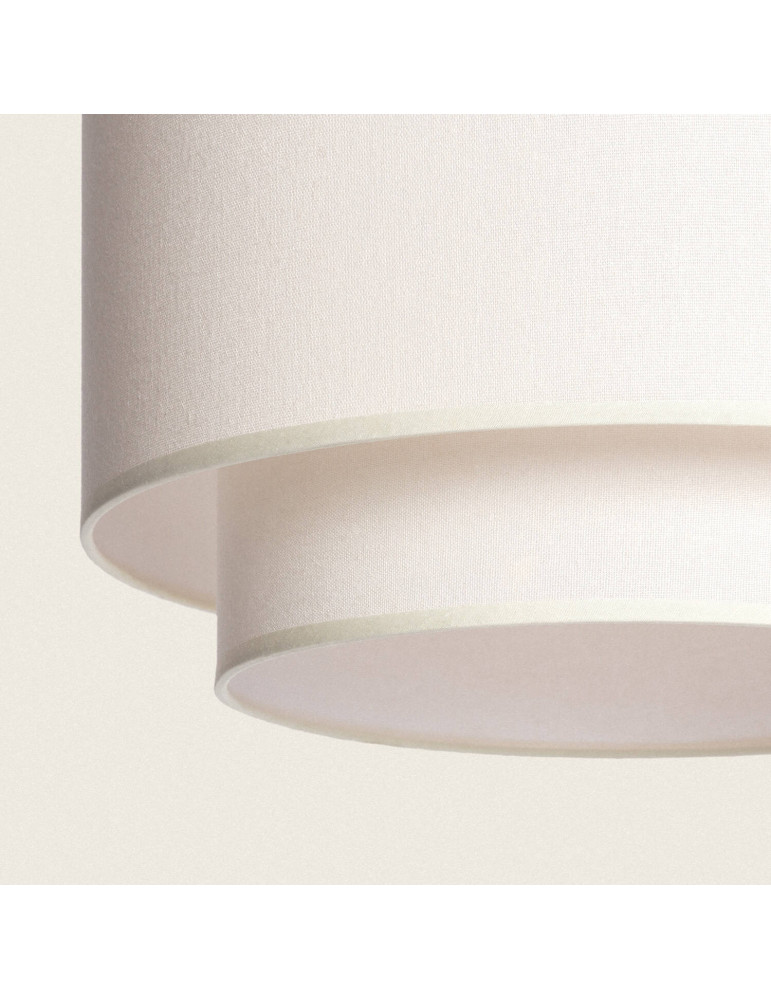 Suspension Métal et Tissu Arija