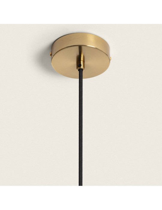 Suspension Métal et Tissu Arija