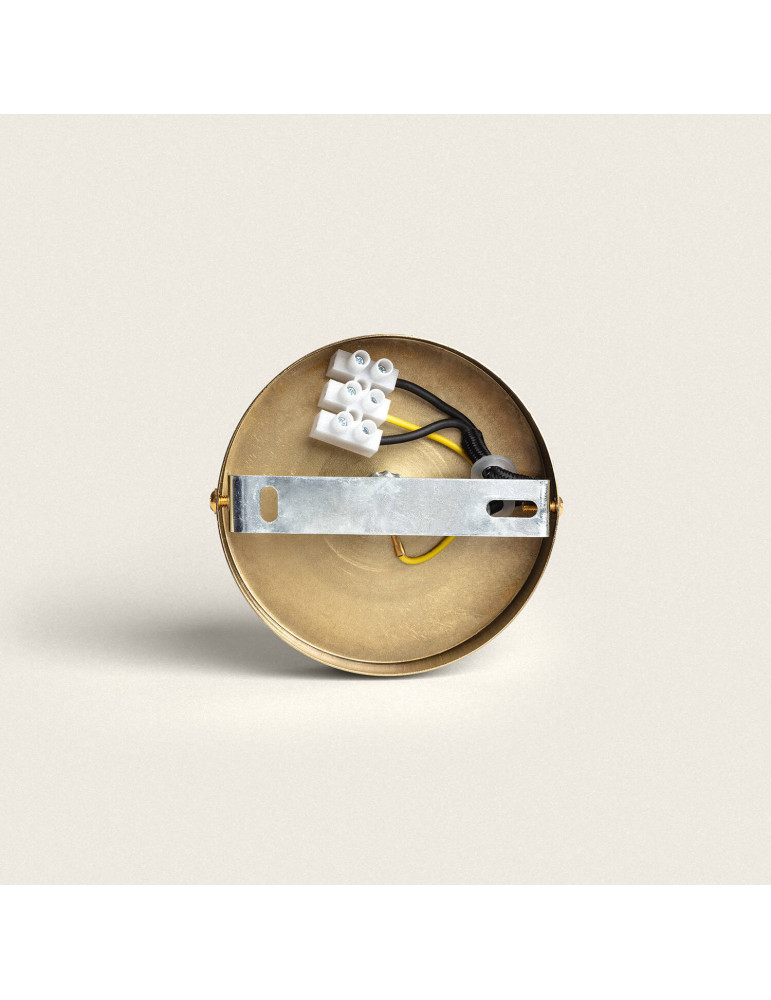 Suspension Métal et Tissu Arija