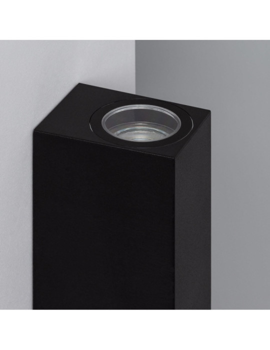 Applique Murale Extérieure Miseno Éclairage Double Face Noire