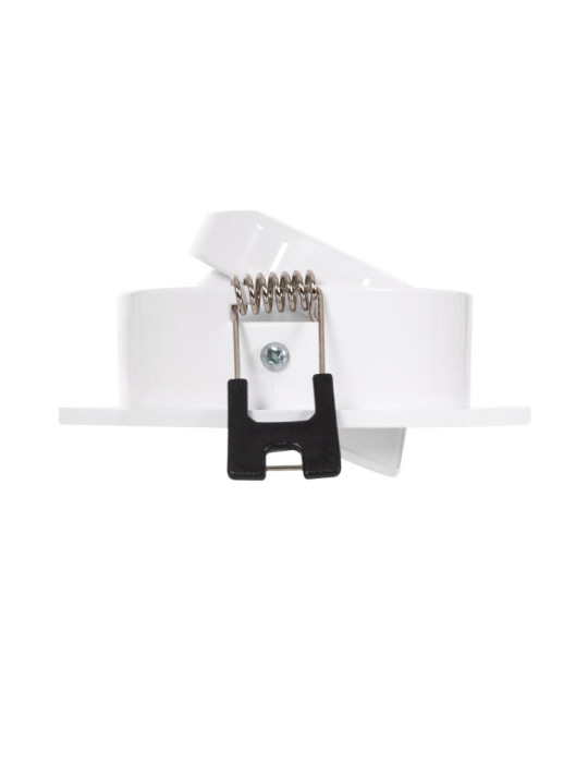 Collerette Downlight Ronde Orientable pour Ampoule LED GU10 / GU5.3 Coupe Ø 80mm