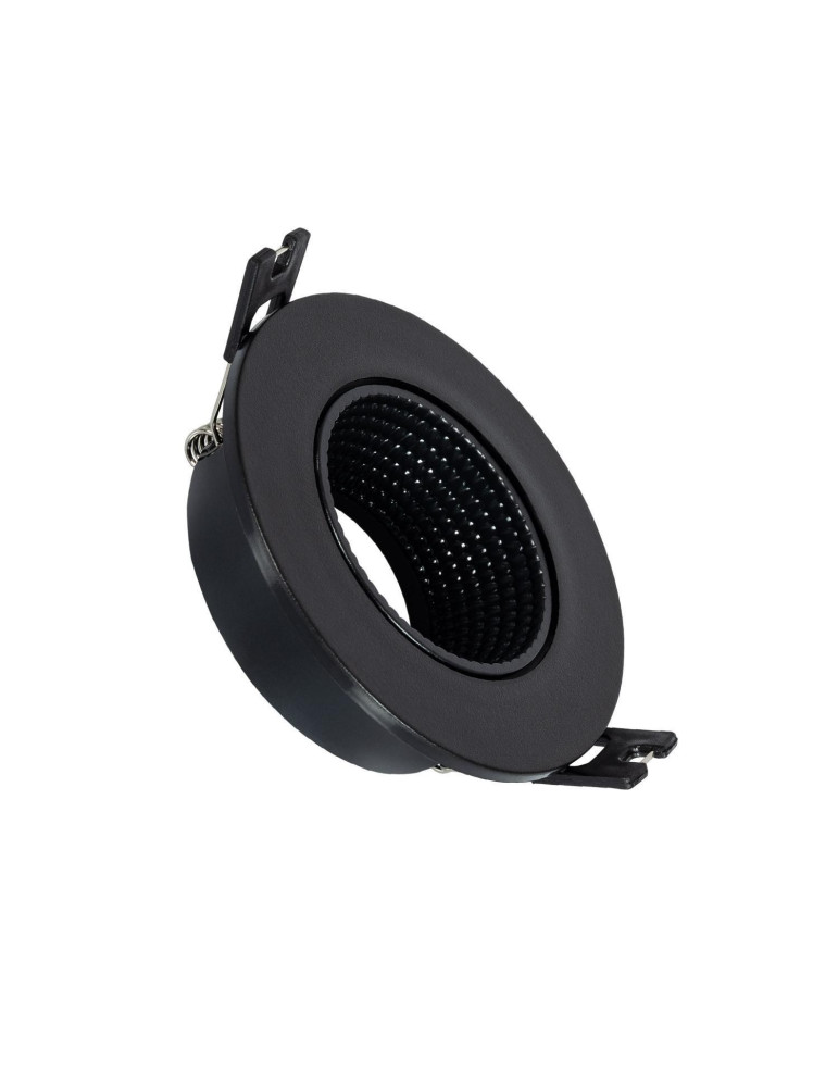 Collerette Downlight Ronde Orientable pour Ampoule LED GU10 / GU5.3 Coupe Ø 80mm