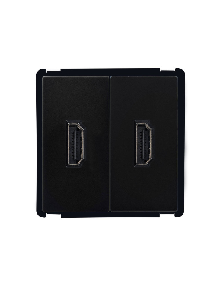 Prise Double HDMI Modern Prise Double HDMI Modern