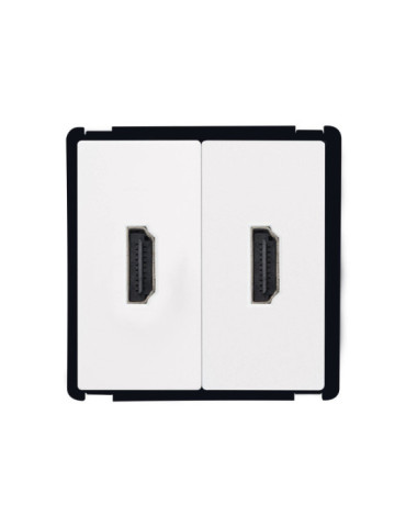 Prise Double HDMI Modern