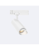 Spot LED Fasano Cylindre Biseau 20W pour Rail Triphasé Dimmable Blanc