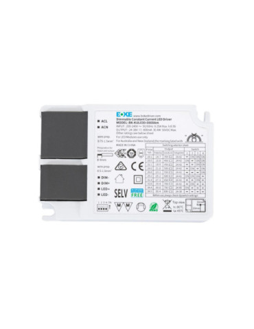 Driver BOKE Dimmable 1-10V 200-240V Sortie 24-42V DC 350-800mA 15-30W No Flicker BK-KUL030