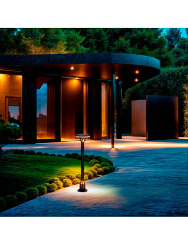 Balise Extérieure LED 12W en Saillie sur Pied 60cm Ligeia