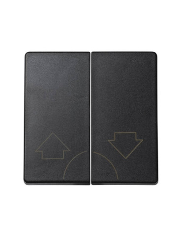 Touche Double pour Appareillage Volets Roulants SIMON 73 LOFT73028