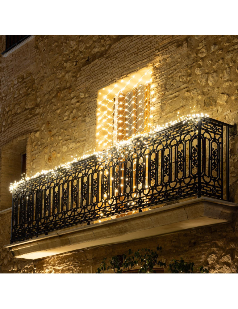 Rideau Guirlande Extérieur LED 12W 2m