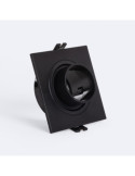 Collerette Downlight Carré Orientable faible UGR pour Ampoule LED GU10 / GU5.3 Coupe Ø75 mm Suefix