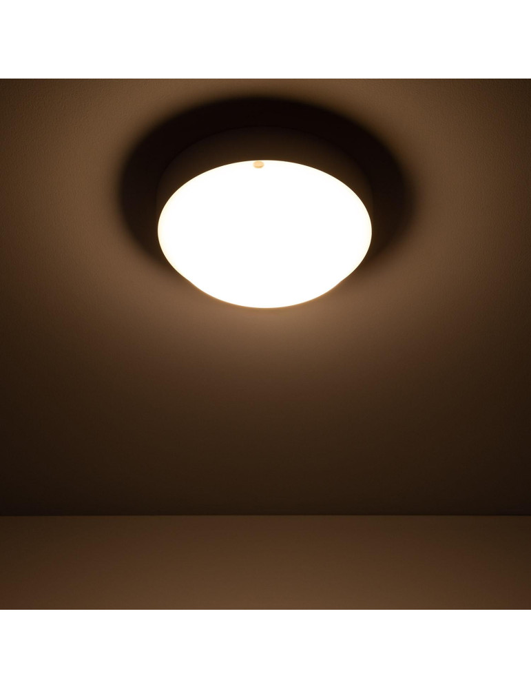 Plafonnier LED Extérieur Rond 15W Hublot White IP65 Ø155 mm