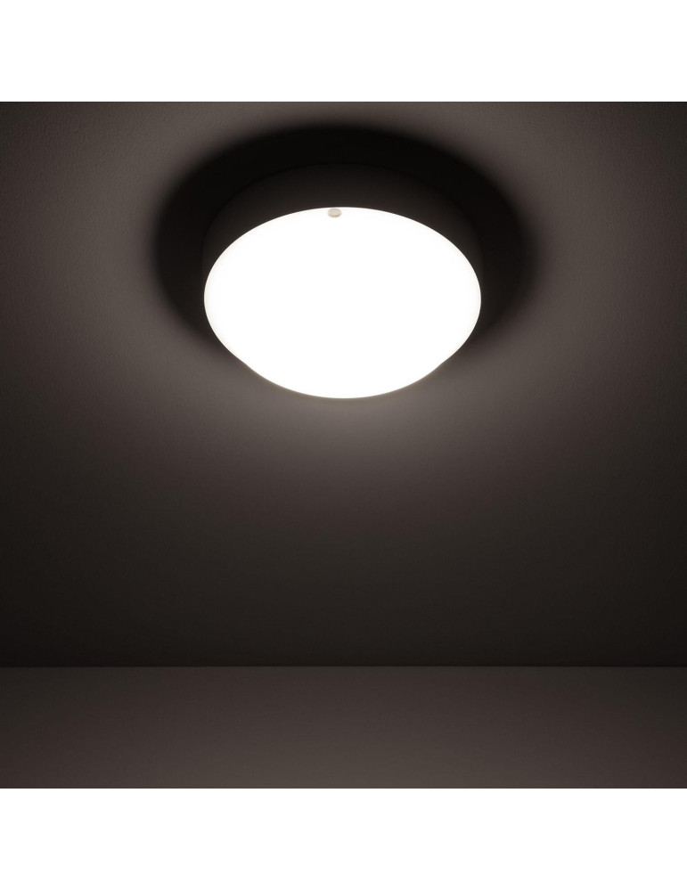 Plafonnier LED Extérieur Rond 15W Hublot White IP65 Ø155 mm