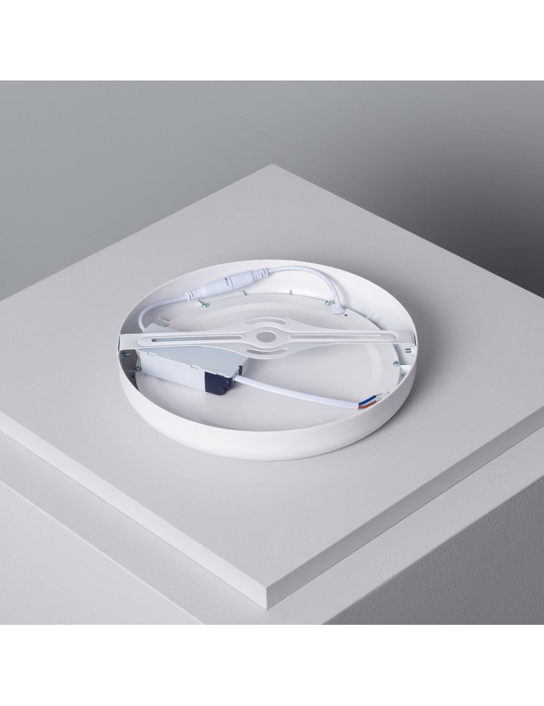 Plafonnier LED Rond 18W Métal Design White Ø225 mm