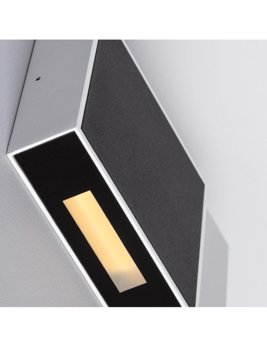 Applique Murale LED Extérieure Aluminium Roma 6W Noire