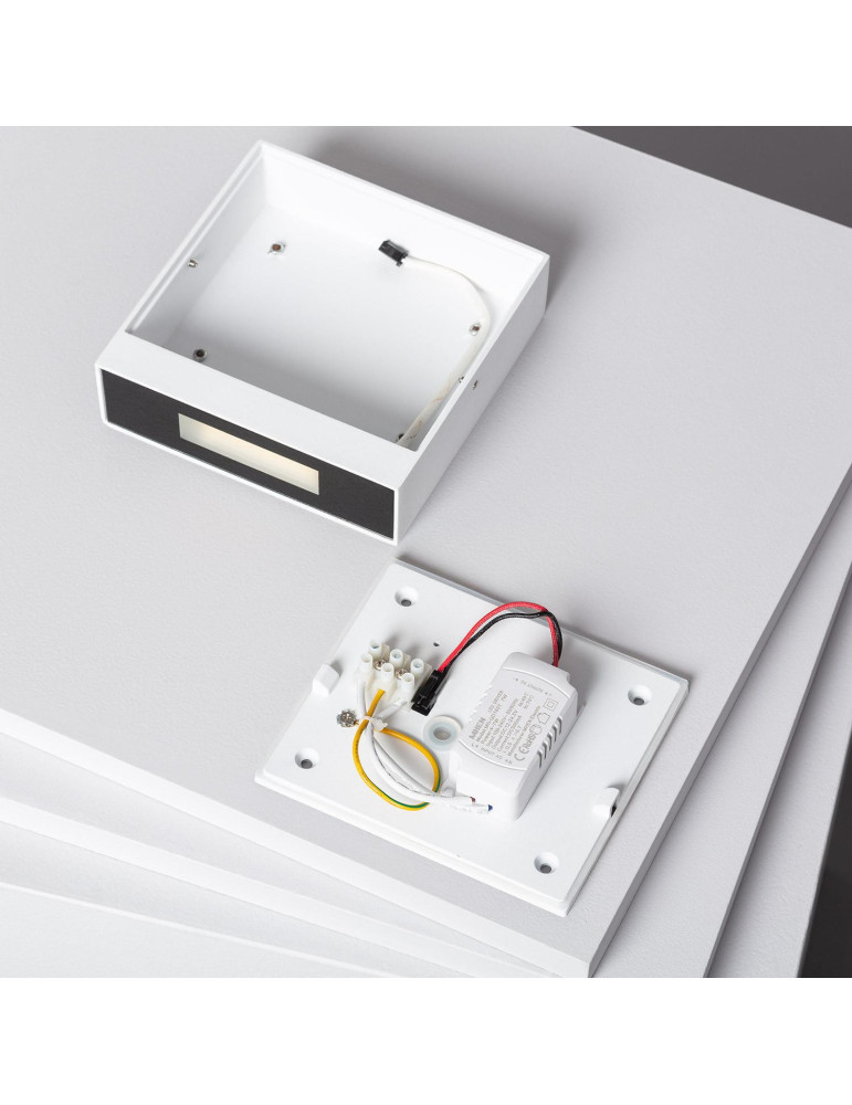 Applique Murale LED Extérieure Aluminium Roma 6W Noire