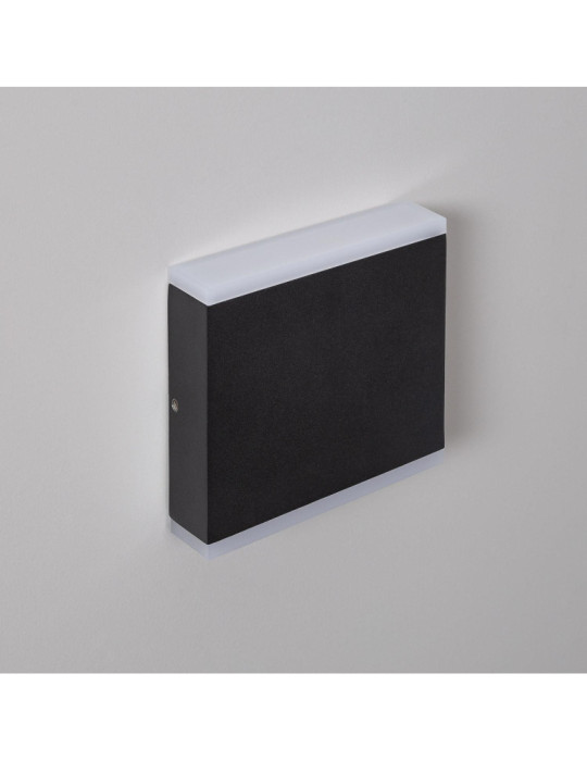 Applique Murale LED Extérieure Orus 6W Éclairage Double Face Carrée Noire