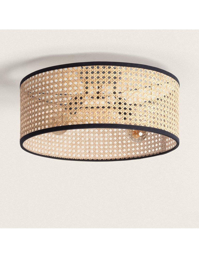 Plafonnier en Rotin Huela Plafonnier en Rotin Huela