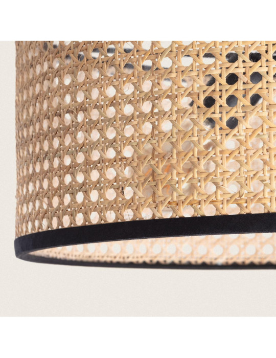 Plafonnier en Rotin Huela