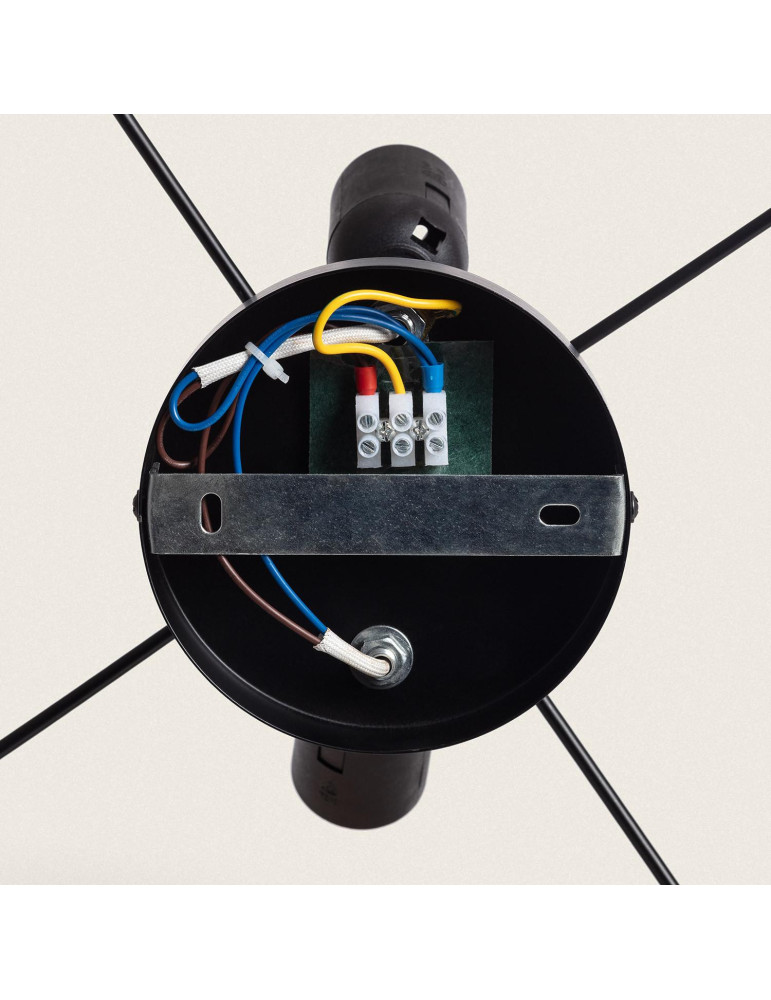 Plafonnier en Rotin Huela