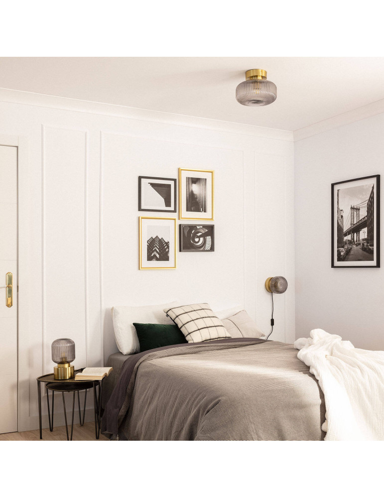 Lampe à Poser Métal et Verre Windsor