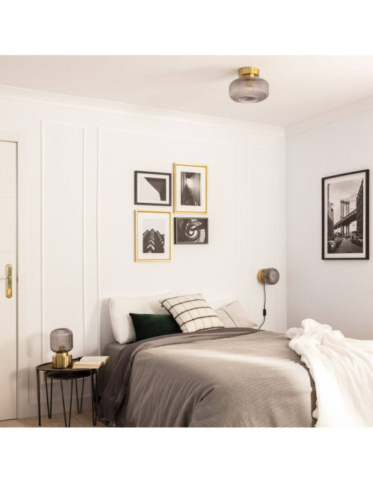 Lampe à Poser Métal et Verre Windsor