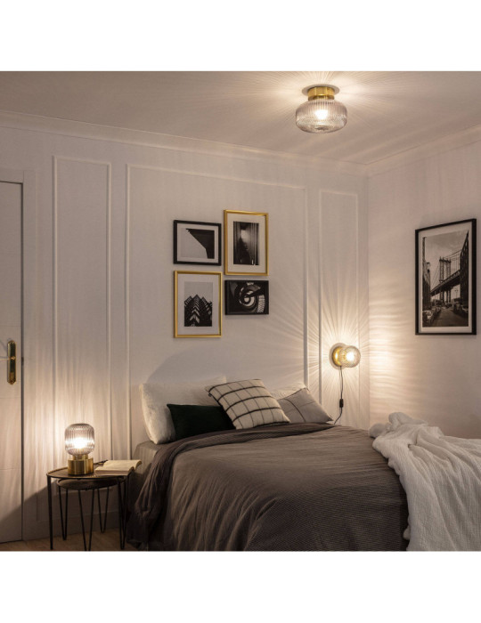 Lampe à Poser Métal et Verre Windsor