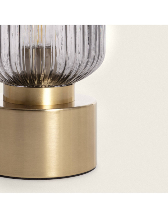 Lampe à Poser Métal et Verre Windsor