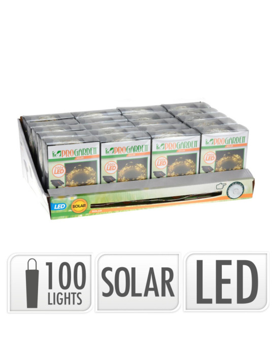 Guirlande LED Extérieure Solaire RGB Kentia 100LED 12m