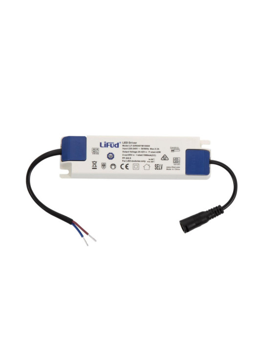 Panneau LED 60x60 cm 40W 4000lm Microprismatique (UGR17) LIFUD + Kit de Suspension